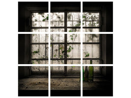 4-piece-canvas-print-still-life-with-glass-bottle