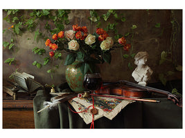 3-piece-canvas-print-still-life-with-violin-and-flowers-iii