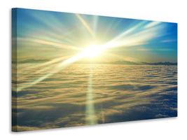 4-piece-canvas-print-sunrise-above-the-clouds