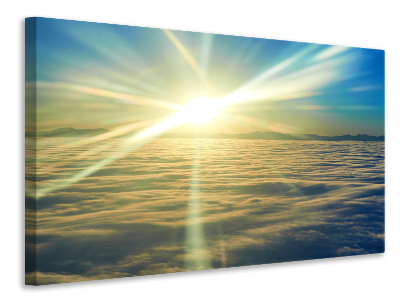 5-piece-canvas-print-sunrise-above-the-clouds