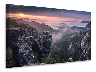 modern-3-piece-canvas-print-sunrise-on-the-rocks