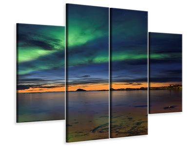 panoramic-3-piece-canvas-print-sunset-at-andenes