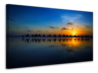 modern-3-piece-canvas-print-sunset-camel-ride