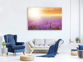 modern-4-piece-canvas-print-sunset-in-lavender-field