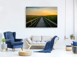 panoramic-canvas-print-sunset-in-the-fields