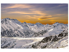 modern-4-piece-canvas-print-sunset-in-the-mountains