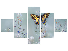 modern-4-piece-canvas-print-swallowtail-beauty