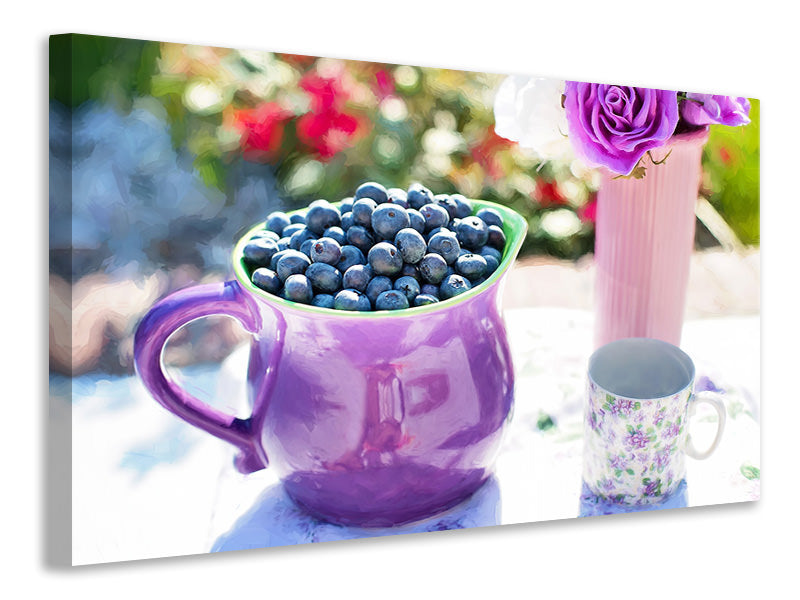 4-piece-canvas-print-sweet-blueberries