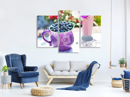 modern-4-piece-canvas-print-sweet-blueberries