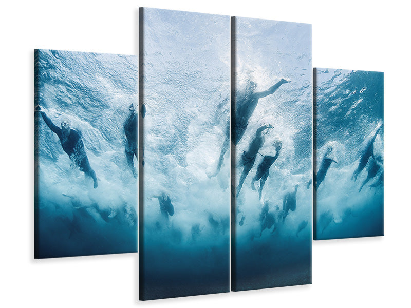 panoramic-3-piece-canvas-print-swim