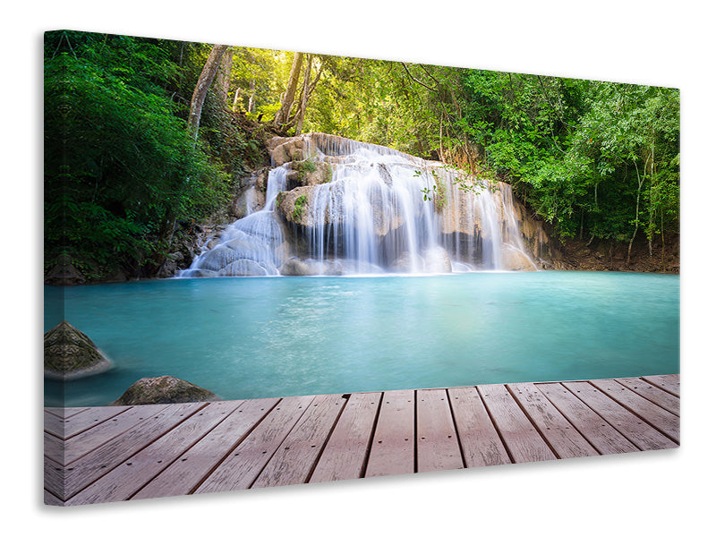 panoramic-3-piece-canvas-print-terrace-at-the-waterfall