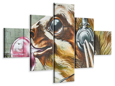 4-piece-canvas-print-that39s-where-the-dog-rocks