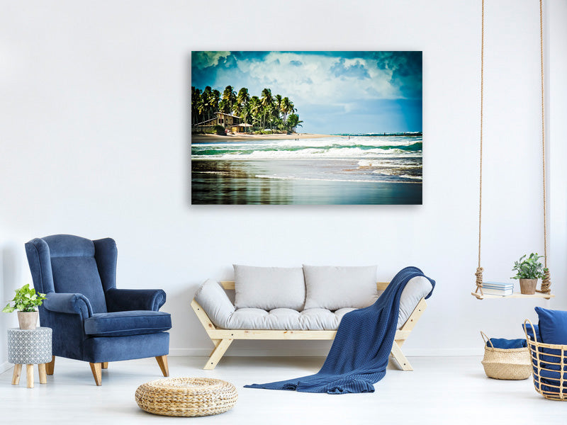 modern-4-piece-canvas-print-the-beach