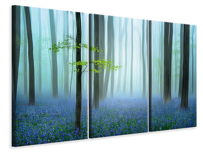 panoramic-canvas-print-the-blue-forest