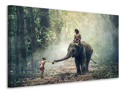3-piece-canvas-print-the-elephant-at-work
