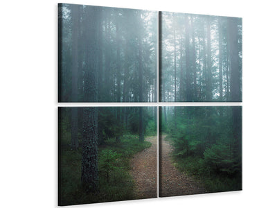 9-piece-canvas-print-the-forest-of-secrets