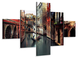 panoramic-3-piece-canvas-print-the-gondolier