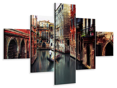 panoramic-3-piece-canvas-print-the-gondolier