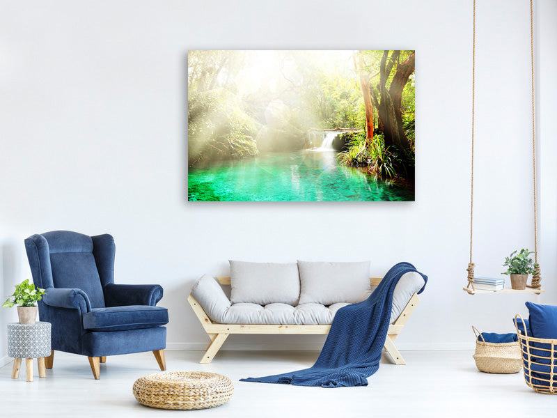 modern-4-piece-canvas-print-the-green-lagoon