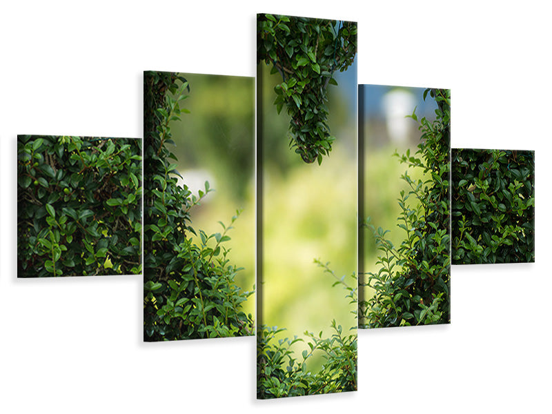 modern-3-piece-canvas-print-the-heart-in-the-hedge