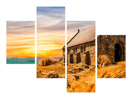 modern-3-piece-canvas-print-the-little-church