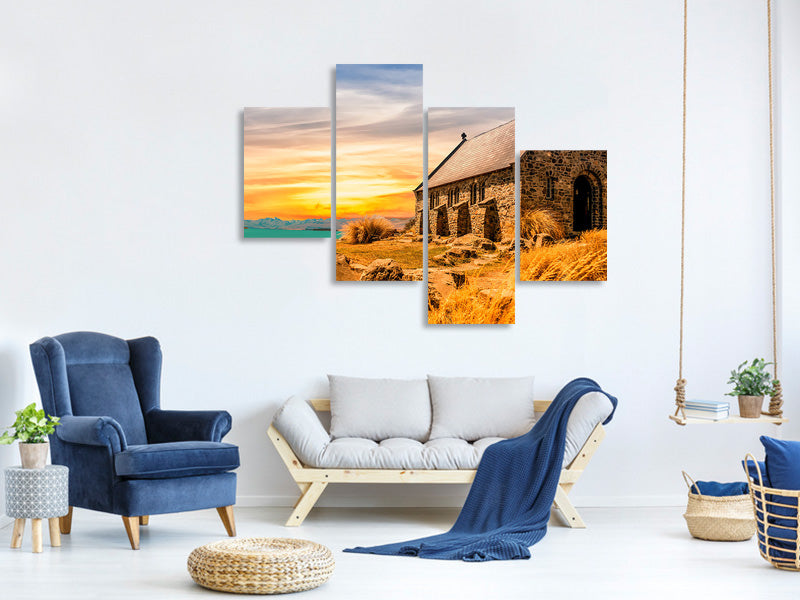 3-piece-canvas-print-the-little-church