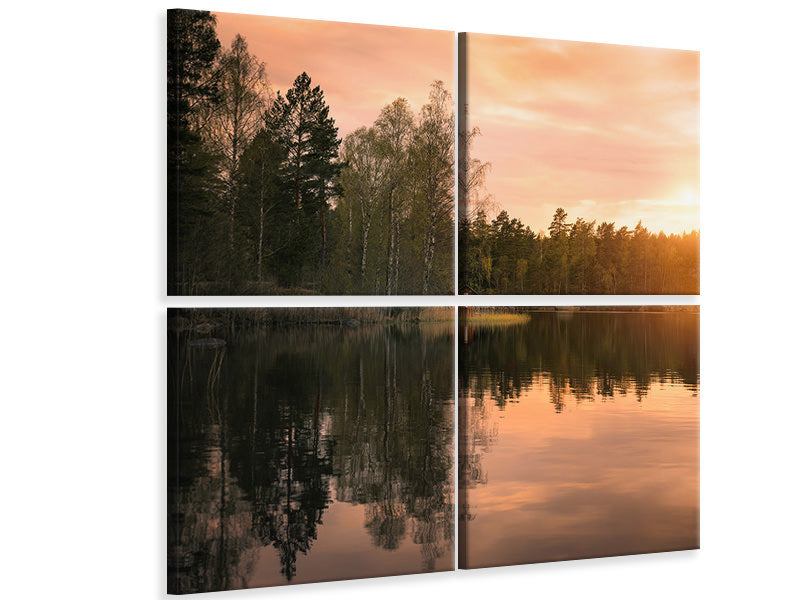 9-piece-canvas-print-the-little-red-house