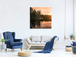 4-piece-canvas-print-the-little-red-house