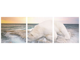 modern-3-piece-canvas-print-the-polar-bear-and-the-sea