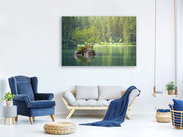 3-piece-canvas-print-the-pond-in-the-forest