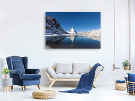 5-piece-canvas-print-the-riffelsee-on-matterhorn