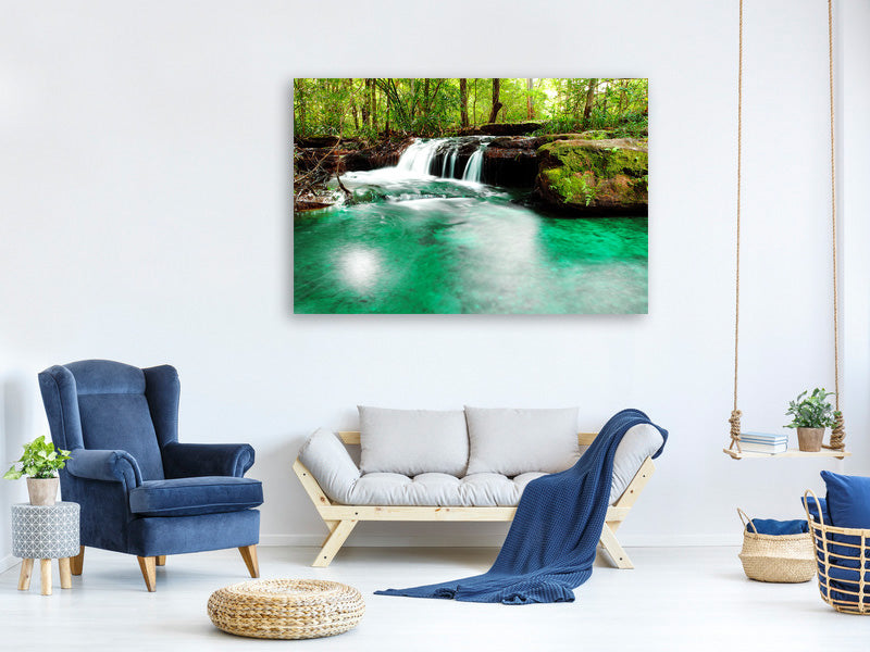 modern-4-piece-canvas-print-the-river-at-waterfall