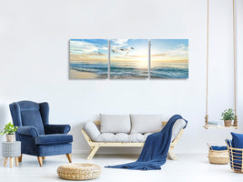 modern-4-piece-canvas-print-the-seagulls-and-the-sea-at-sunrise