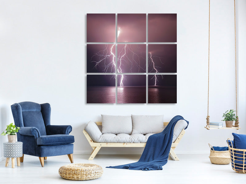 canvas-print-thunderbolt-over-the-sea