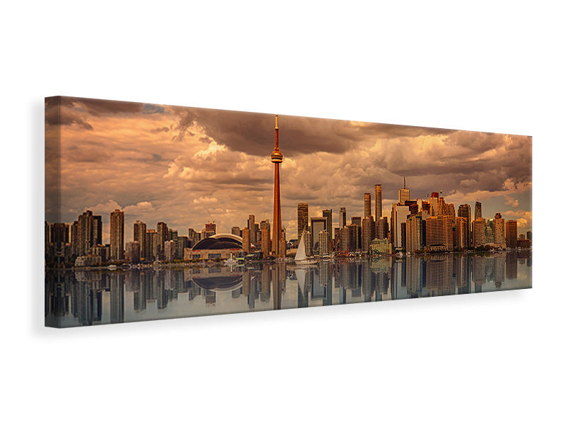 3-piece-canvas-print-toronto-at-dusk