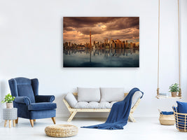 3-piece-canvas-print-toronto-at-dusk
