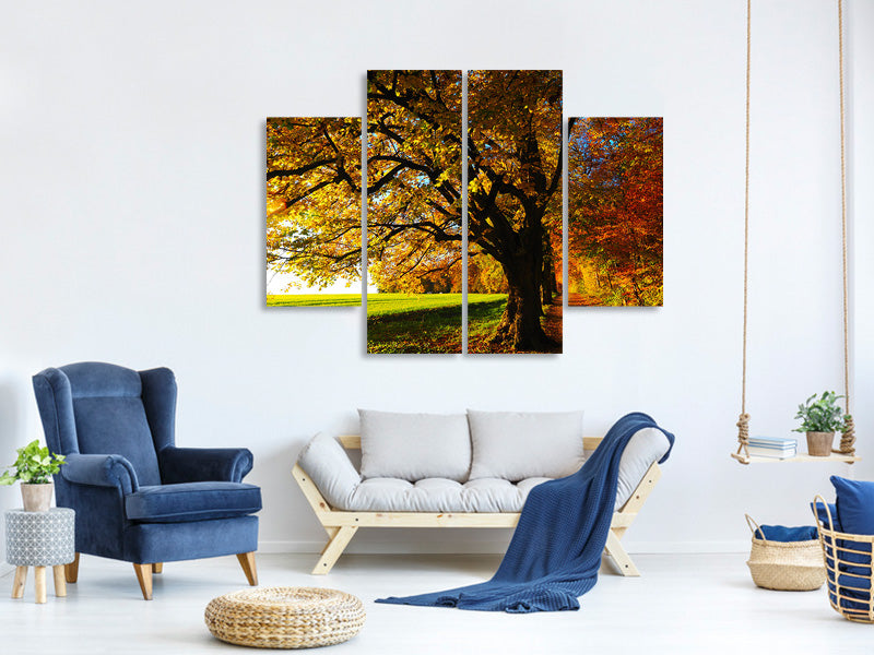 5-piece-canvas-print-trees-in-the-autumn
