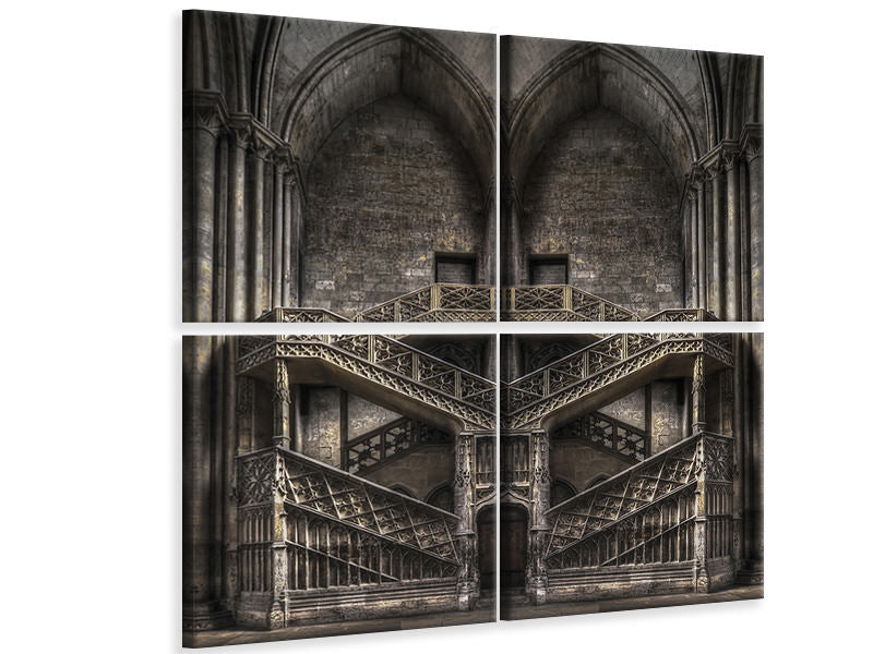 9-piece-canvas-print-tribute-to-escher