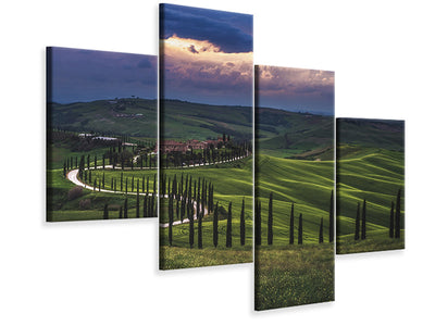 5-piece-canvas-print-tuscany-crete-senesi