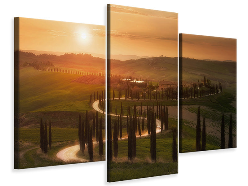 3-piece-canvas-print-tuscany-evening
