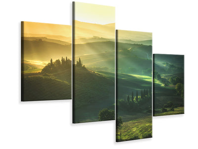 modern-3-piece-canvas-print-tuscany-val-dorcia-sunrise