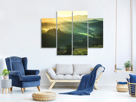 5-piece-canvas-print-tuscany-val-dorcia-sunrise