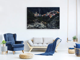 3-piece-canvas-print-village-on-the-rocks