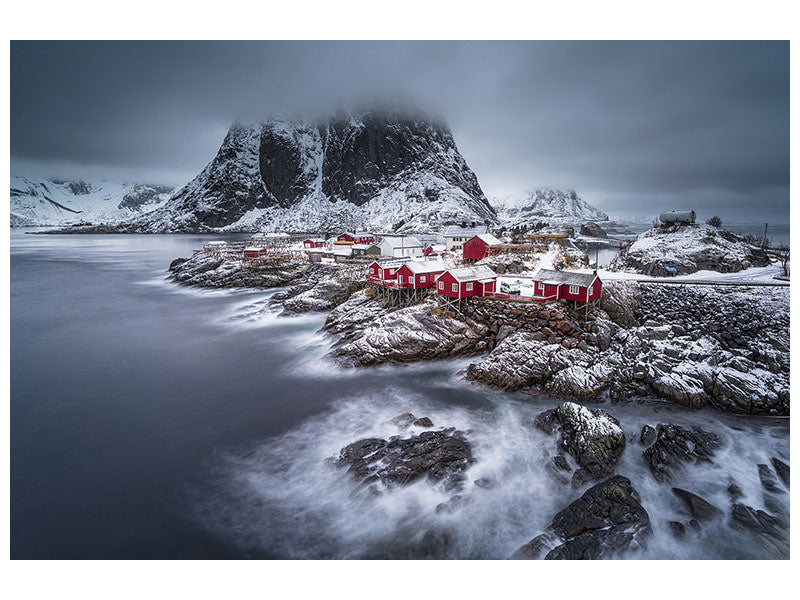 modern-4-piece-canvas-print-winter-lofoten-islands