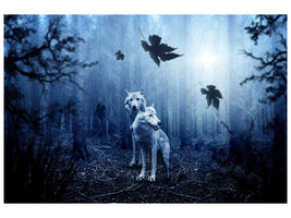 modern-4-piece-canvas-print-wolf39s-couple