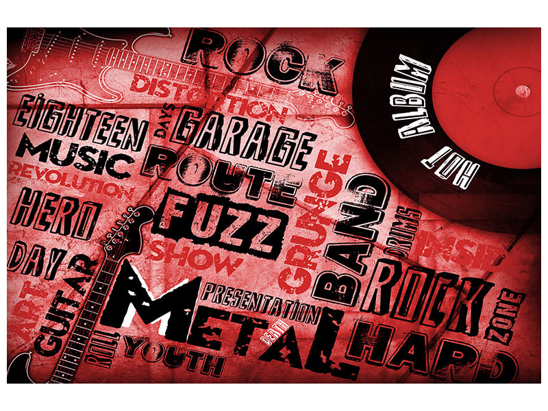 panoramic-canvas-print-writings-music-grunge