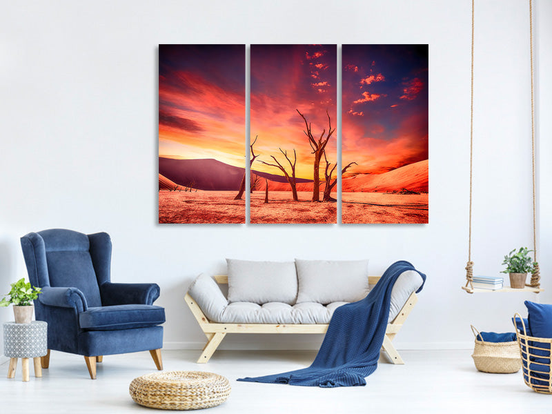 3-piece-canvas-print-colorful-desert