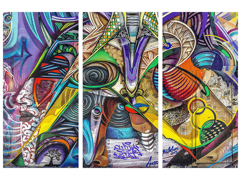 3-piece-canvas-print-fantasy-graffiti