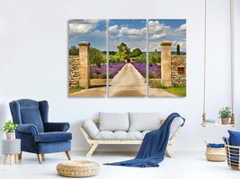 3-piece-canvas-print-lavender-garden