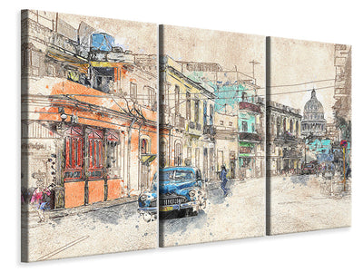 3-piece-canvas-print-painting-vintage-cuba